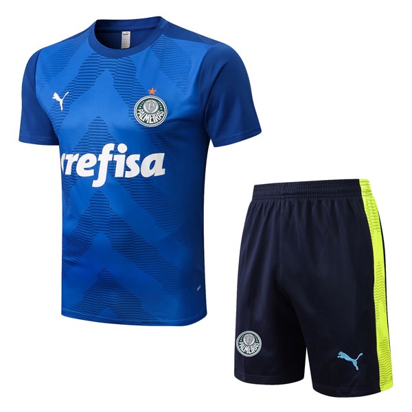Trainingsshirt Palmeiras Komplett-Set 2022-23 Blau